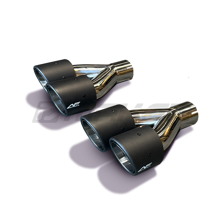 AFD Stainless Steel Double Wald 4" Axle Back Exhaust For Subaru WRX VB 2022-2025
