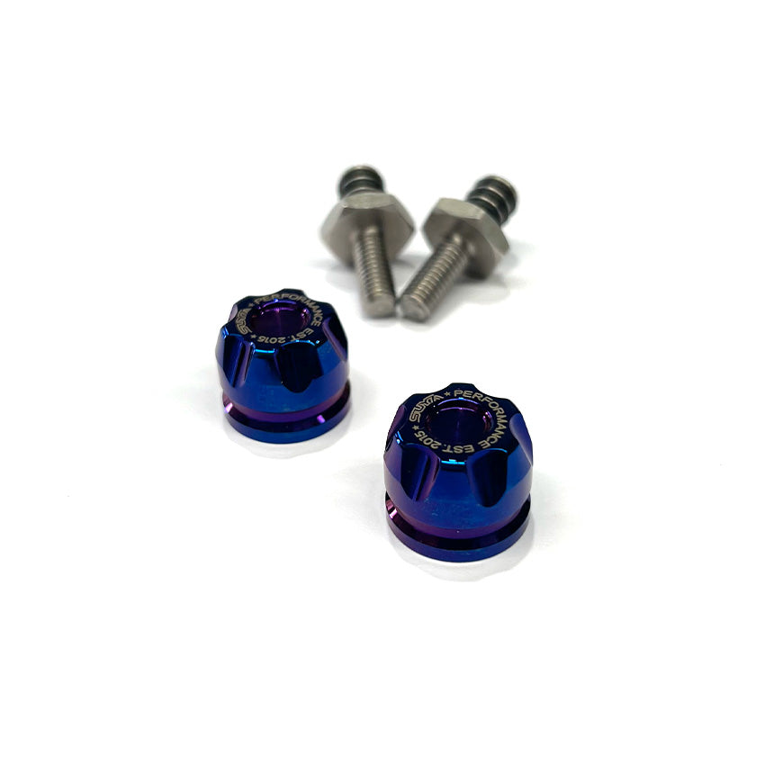 Suya Number Plate Quick Release Bolts (Type 2) for Subaru BRZ/Levorg/WRX & Other Models