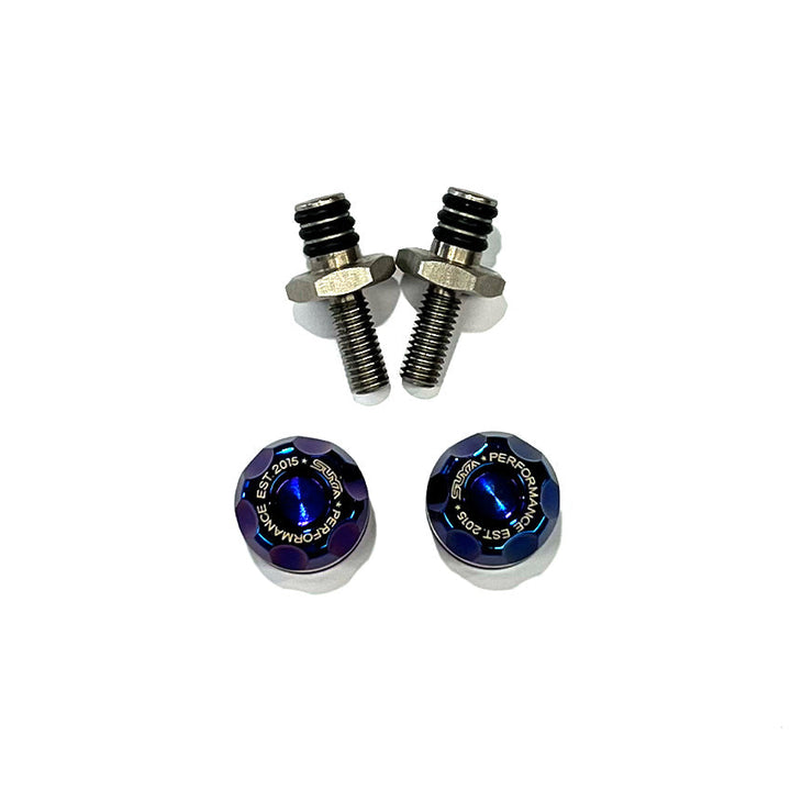 Suya Number Plate Quick Release Bolts (Type 2) for Subaru BRZ/Levorg/WRX & Other Models