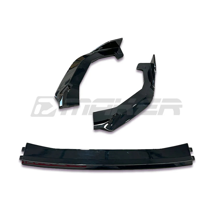 DMAKER STI-Spec V2 Front Lip/Under Spoiler (3-Piece) For 2022+ Subaru WRX VB [Crystal Black]