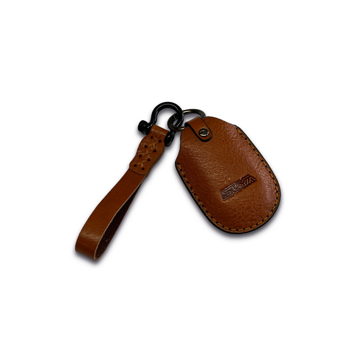 SUYA Merchandise - Leather Key Fob Cover & Strap for Subaru BRZ / Levorg / WRX & Other Models