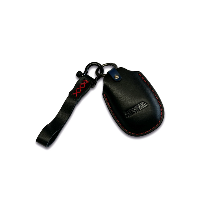 SUYA Merchandise - Leather Key Fob Cover & Strap for Subaru BRZ / Levorg / WRX & Other Models