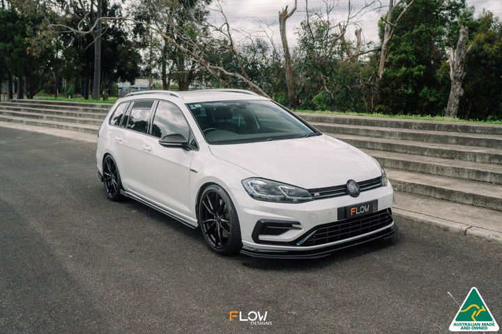 MK7.5 Golf R Wagon Front Lip Splitter Extensions