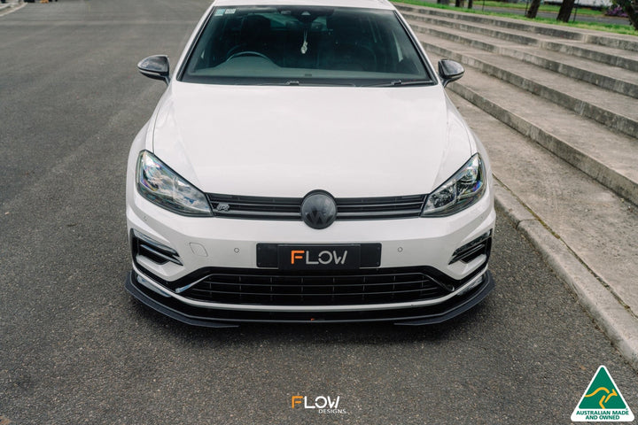 MK7.5 Golf R Wagon Front Lip Splitter Extensions