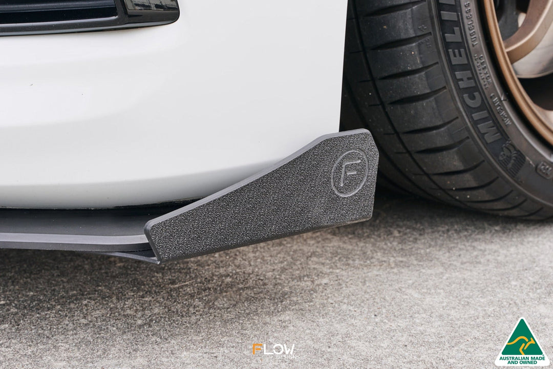 Scirocco R FL V3 Front Lip Splitter Winglets