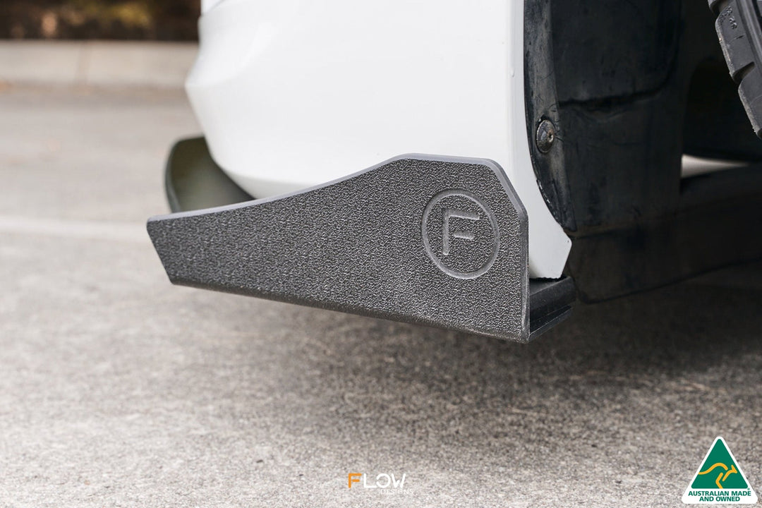 Scirocco R FL V3 Front Lip Splitter Winglets