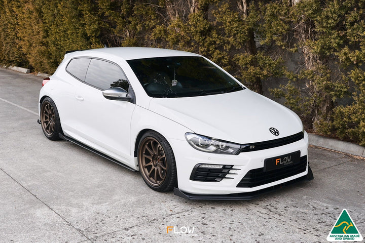 Scirocco R FL V3 Front Lip Splitter Winglets