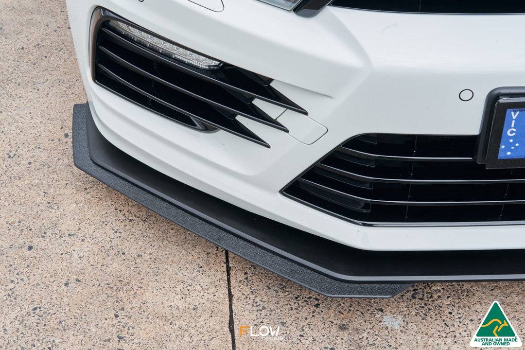 Scirocco R FL V3 Front Lip Splitter Extensions