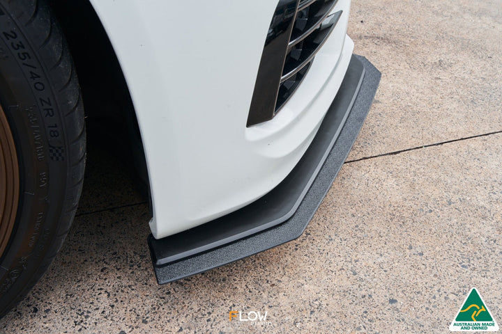 Scirocco R FL V3 Front Lip Splitter Extensions