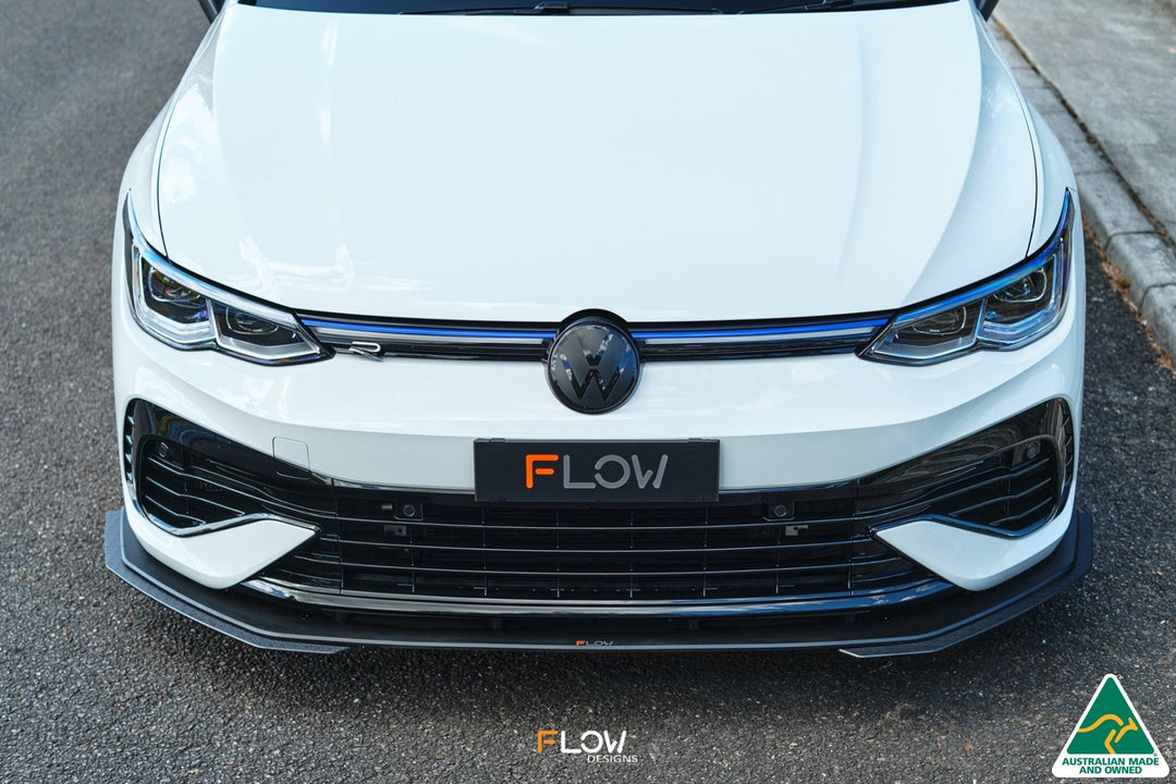 MK8 Golf R Front Lip Splitter Extensions