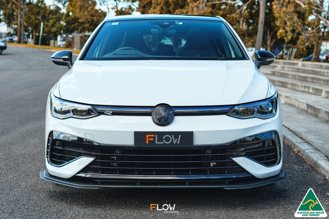 MK8 Golf R Front Lip Splitter Extensions