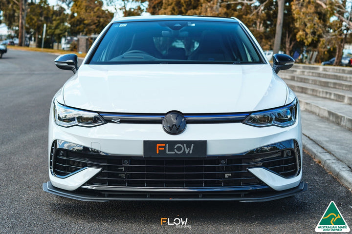 MK8 Golf R Front Lip Splitter Extensions