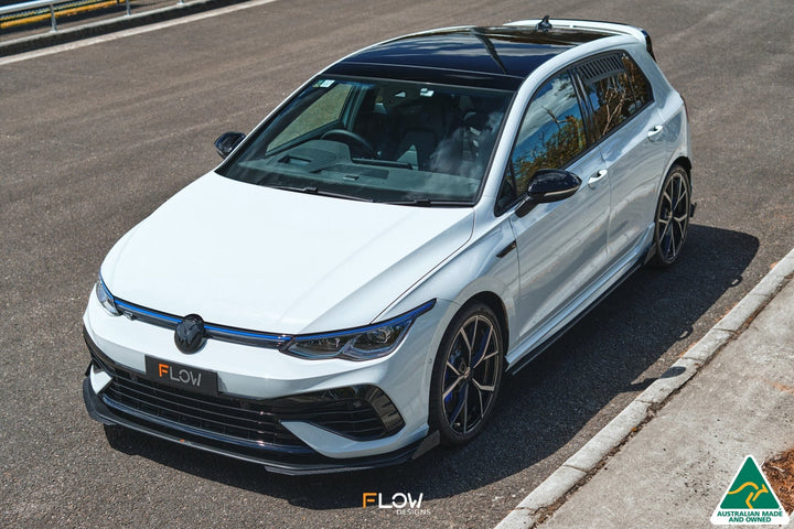MK8 Golf R Front Lip Splitter Extensions