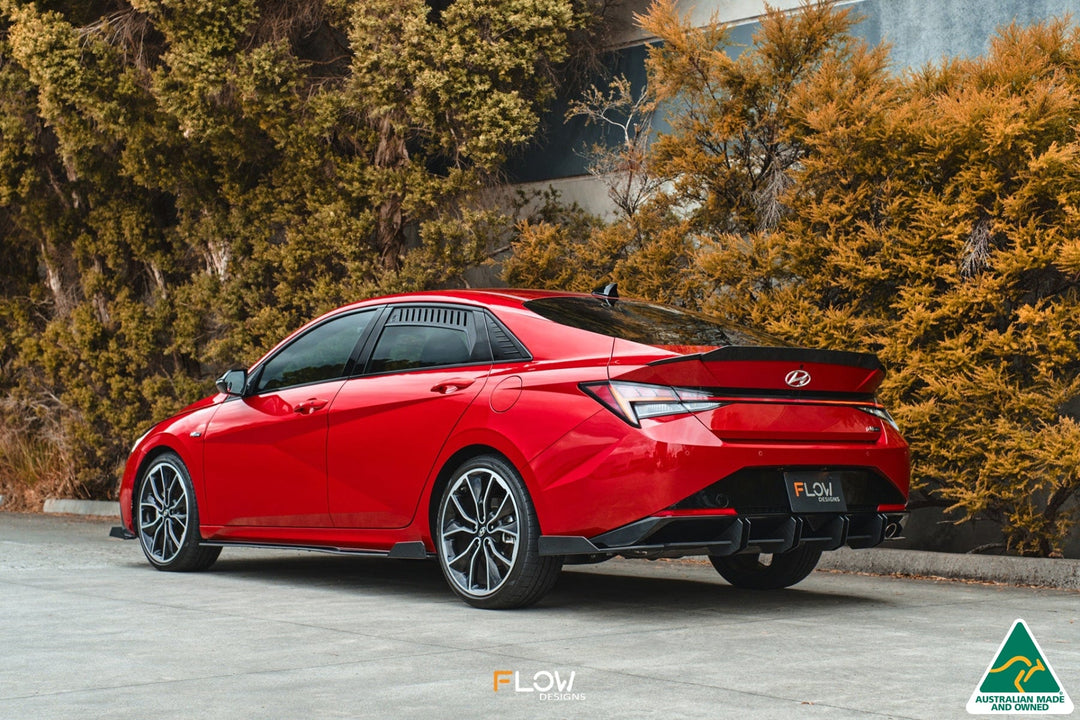 Flow Designs CN7 Elantra N Line Sedan (2020) Side Skirt Splitter Winglets - Pair