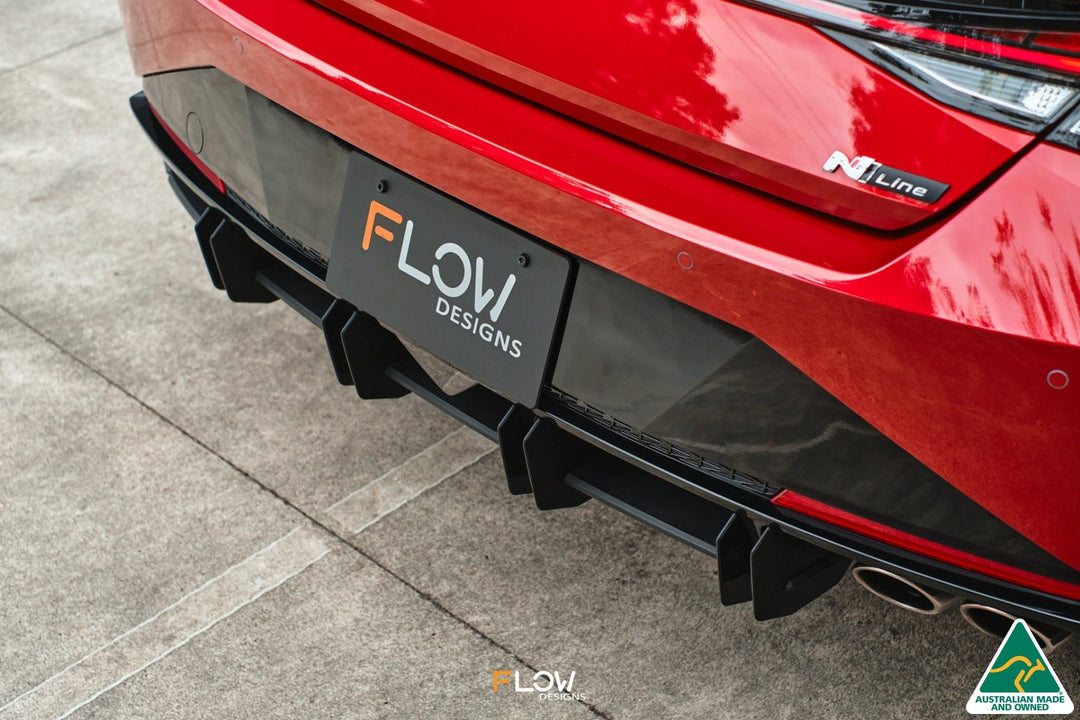 Flow Designs CN7 Elantra N Line Sedan (2020) Flow-Lock Rear Diffuser