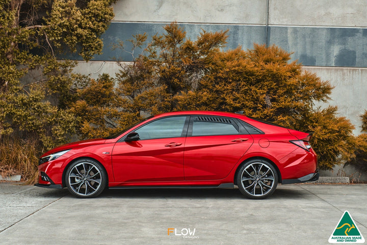 Flow Designs CN7 Elantra N Line Sedan (2020) Side Skirt Splitter Winglets - Pair