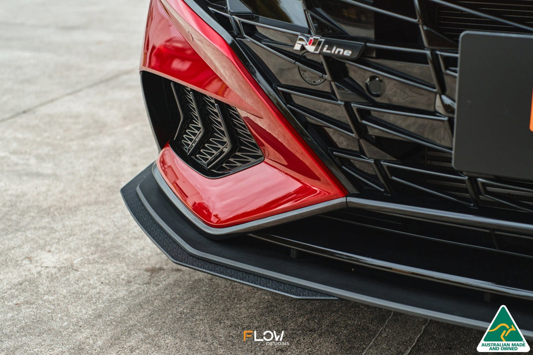 Flow Designs CN7 Elantra N Line Sedan (2020) Front Lip Splitter Extensions - Pair