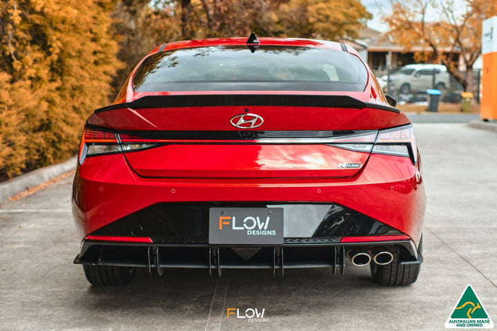 Flow Designs CN7 Elantra N Line Sedan (2020) Rear Spoiler Extension