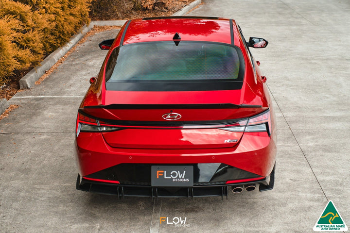 Flow Designs CN7 Elantra N Line Sedan (2020) Flow-Lock Rear Diffuser