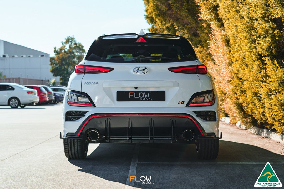 Flow Designs Kona N Flow-Lock Rear Diffuser [GLOSS BLACK]