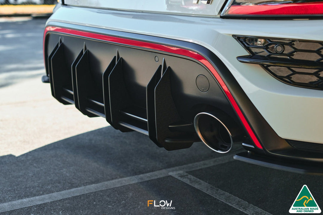 Flow Designs Kona N Flow-Lock Rear Diffuser [GLOSS BLACK]