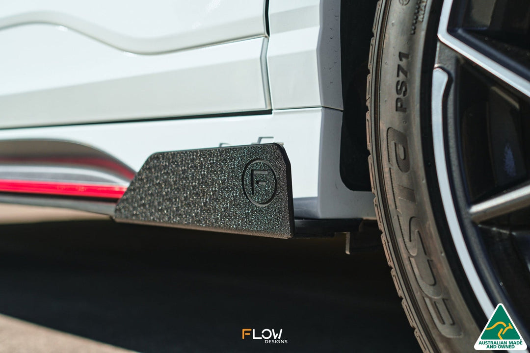 Flow Designs Kona N Side Skirt Splitters [GLOSS BLACK] - Pair