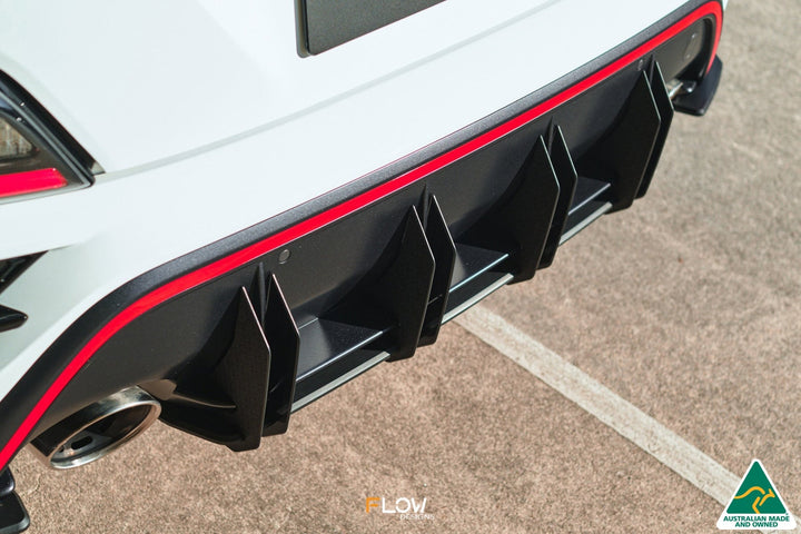 Flow Designs Kona N Flow-Lock Rear Diffuser [GLOSS BLACK]