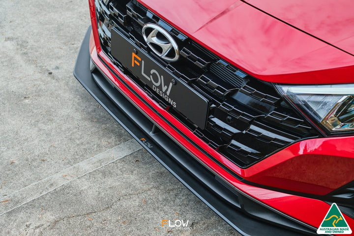 Flow Designs i20N BC3 Front Lip Splitter & Mounting Brackets