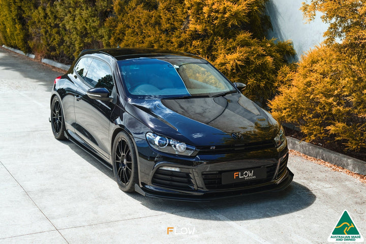 Scirocco R PFL V3 Front Lip Splitter Extensions