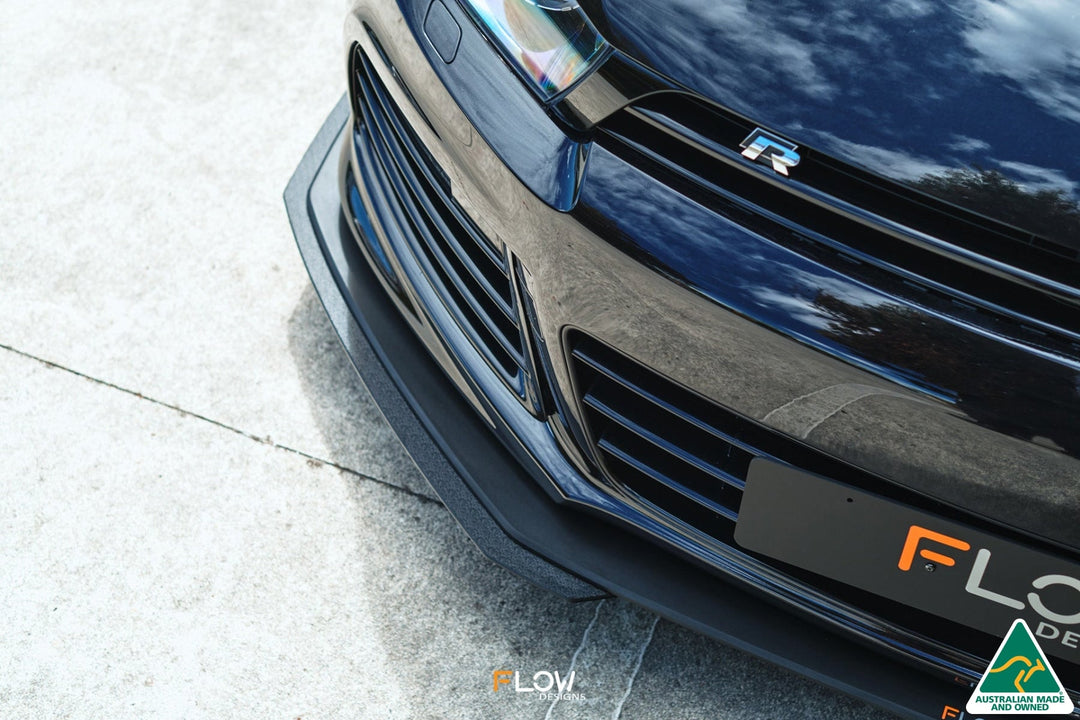 Scirocco R PFL V3 Front Lip Splitter Extensions