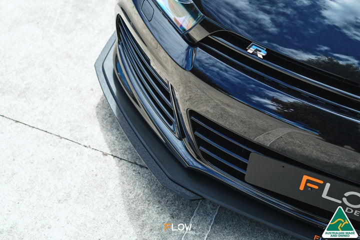Scirocco R PFL V3 Front Lip Splitter Extensions