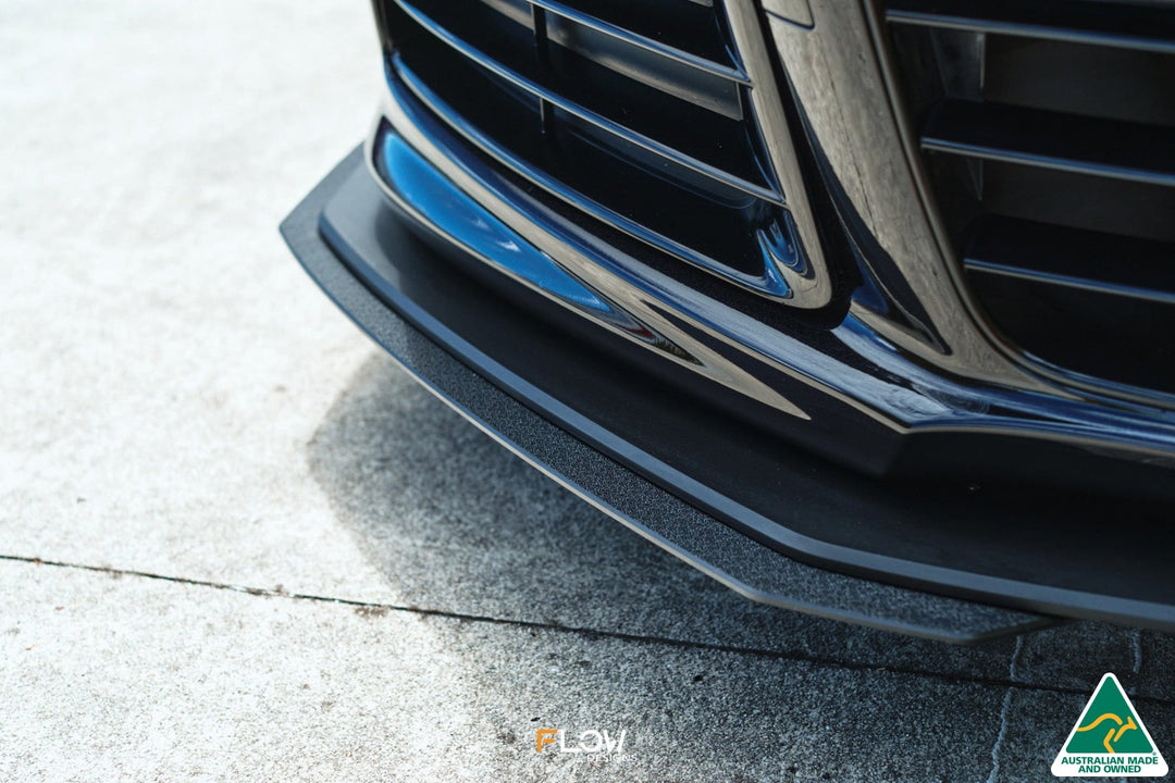 Scirocco R PFL V3 Front Lip Splitter Extensions