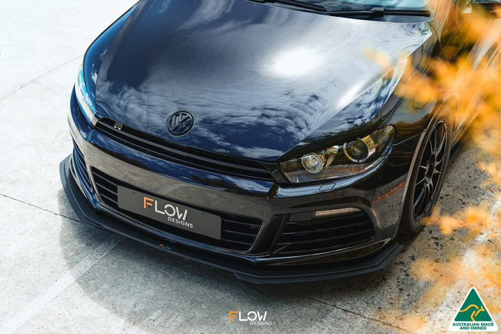 Scirocco R PFL V3 Front Lip Splitter Extensions