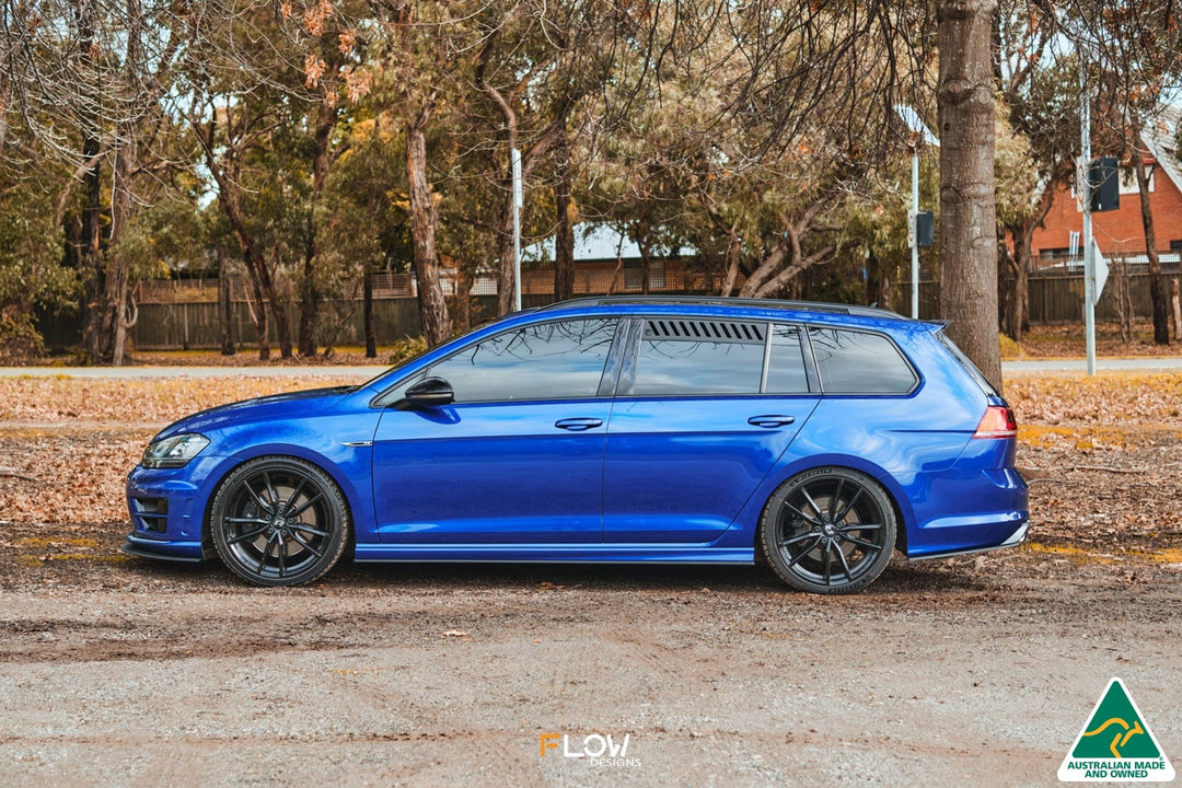 MK7 Golf R Wagon Side Skirt Splitters V3