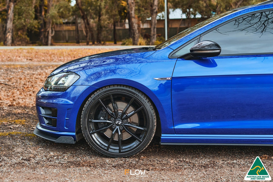 MK7 Golf R Wagon Front Lip Splitter Winglets