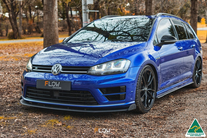 MK7 Golf R Wagon Front Lip Splitter Winglets