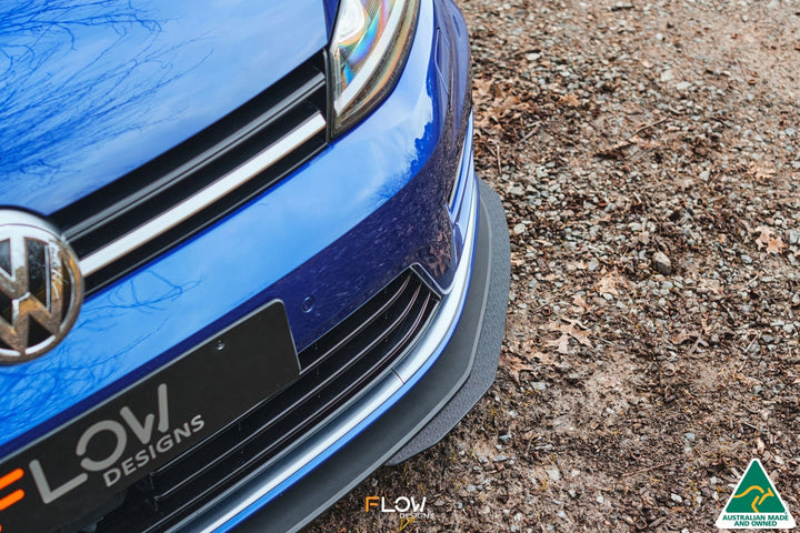 MK7 Golf R Wagon Front Lip Splitter Extensions