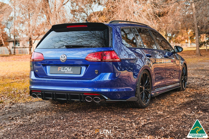 MK7 Golf R Wagon Side Skirt Splitters V3