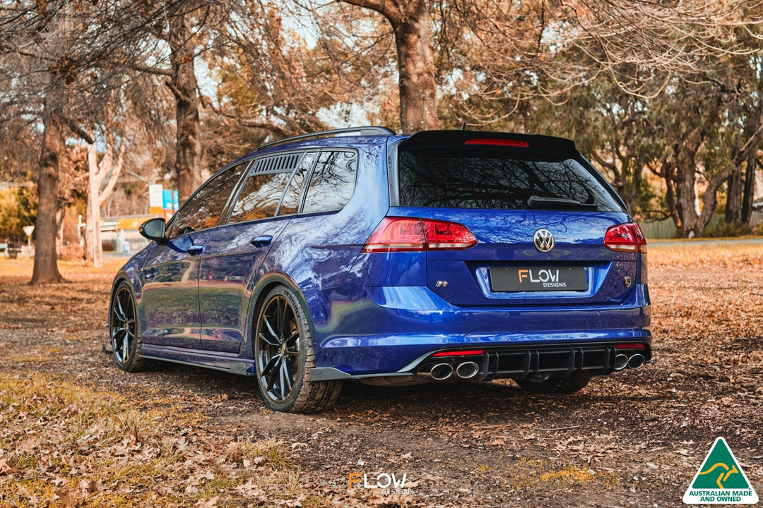 MK7 Golf R Wagon Side Skirt Splitter Winglets