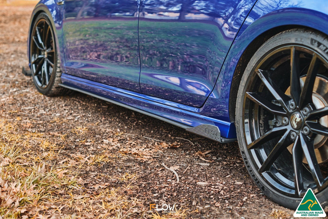 MK7 Golf R Wagon Side Skirt Splitters V3