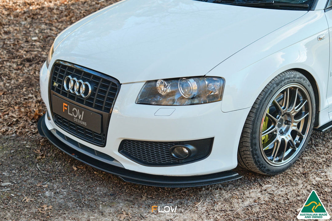 S3 8P Hatch (PFL) Front Lip Splitter Extensions