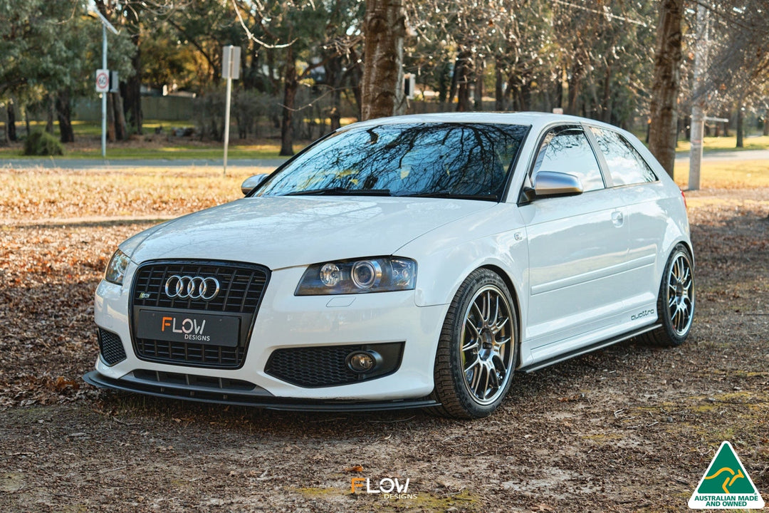 S3 8P Hatch (PFL) Front Lip Splitter Extensions