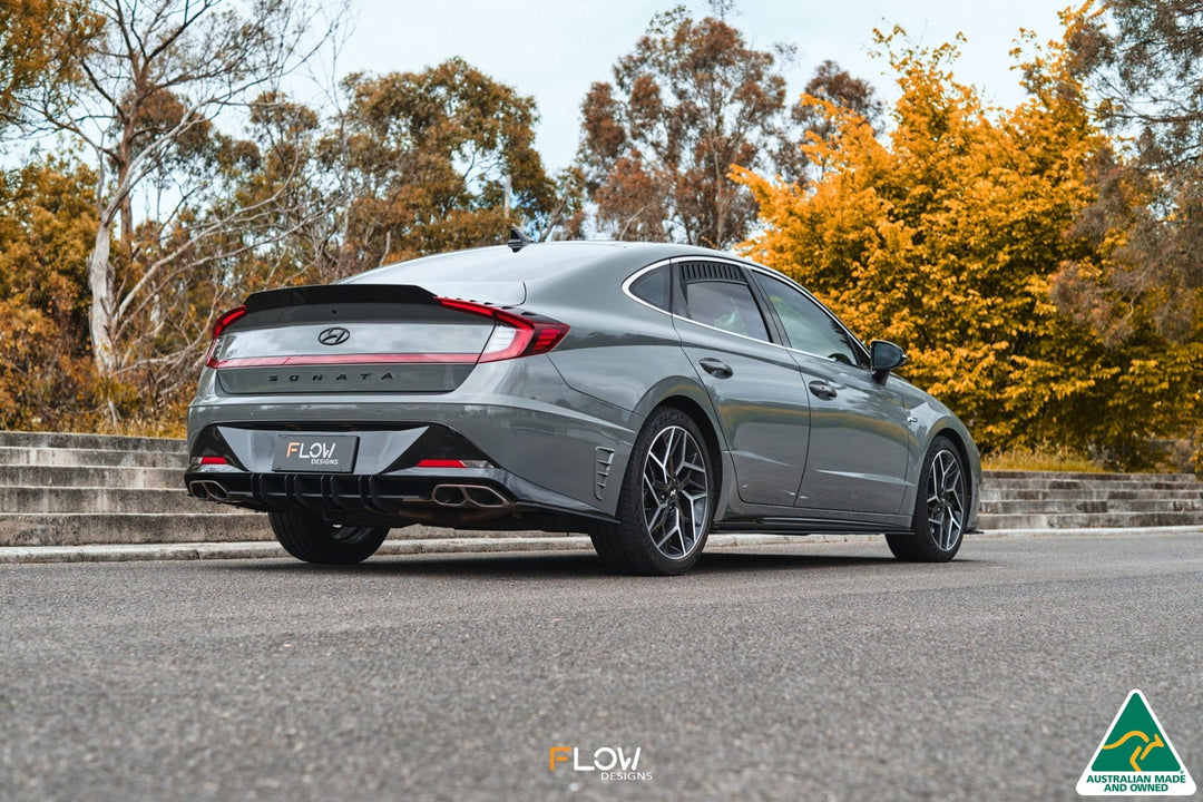 Flow Designs DN8 Sonata N Line (2020) Side Skirt Splitters [GLOSS BLACK] - Pair