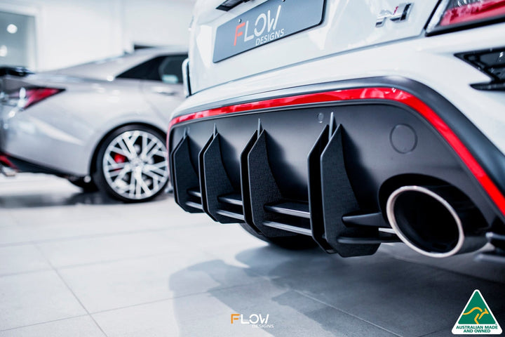 Flow Designs Kona N Flow-Lock Rear Diffuser [GLOSS BLACK]