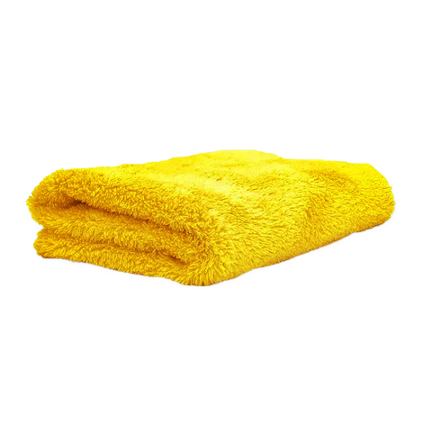 Yellow 500GSM Edgeless Microfibre Towel