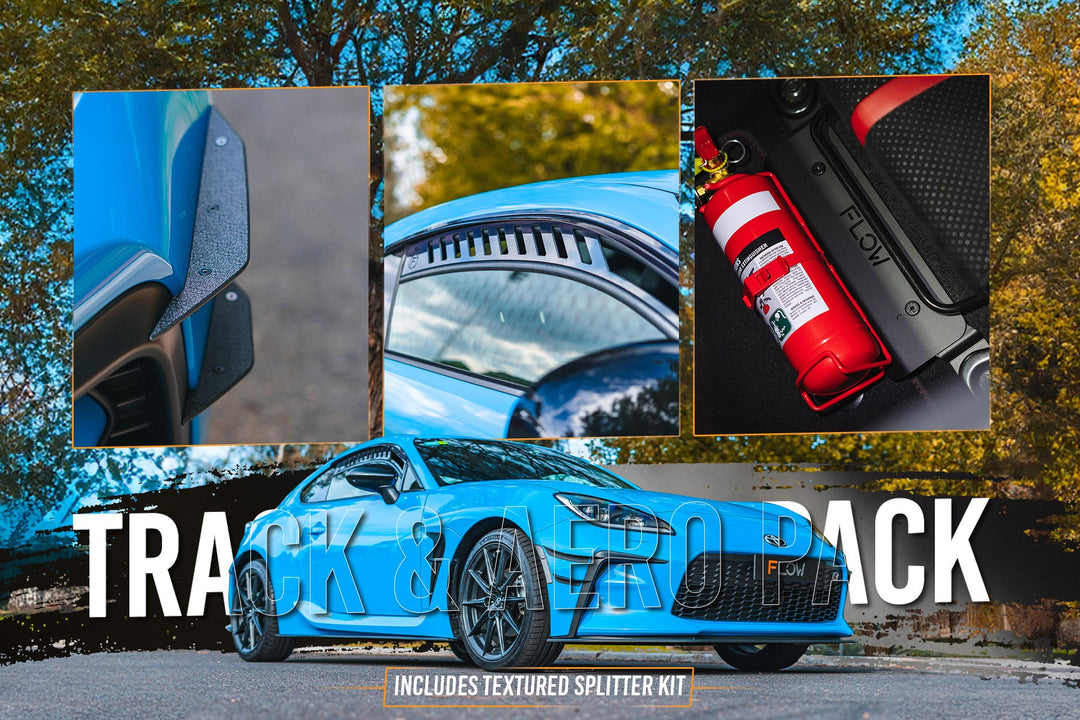 GR86 ZN8 Full Lip Splitter Set | Textured