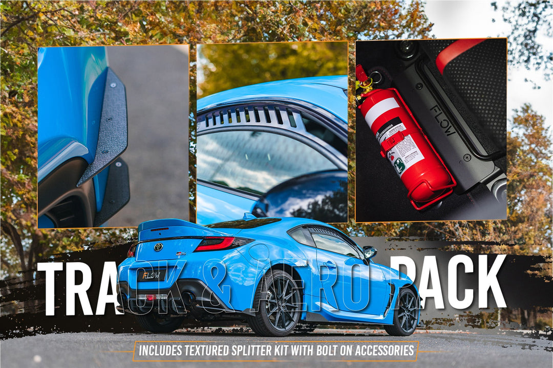 GR86 ZN8 Full Lip Splitter Set | Textured