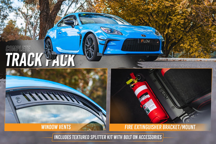 GR86 ZN8 Full Lip Splitter Set | Textured