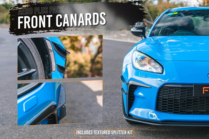GR86 ZN8 Full Lip Splitter Set | Textured