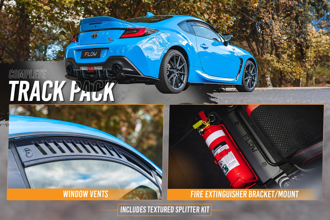 GR86 ZN8 Full Lip Splitter Set | Textured
